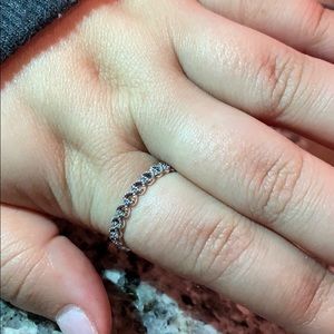 Pandora Linked Love Ring, Size 60 (9)